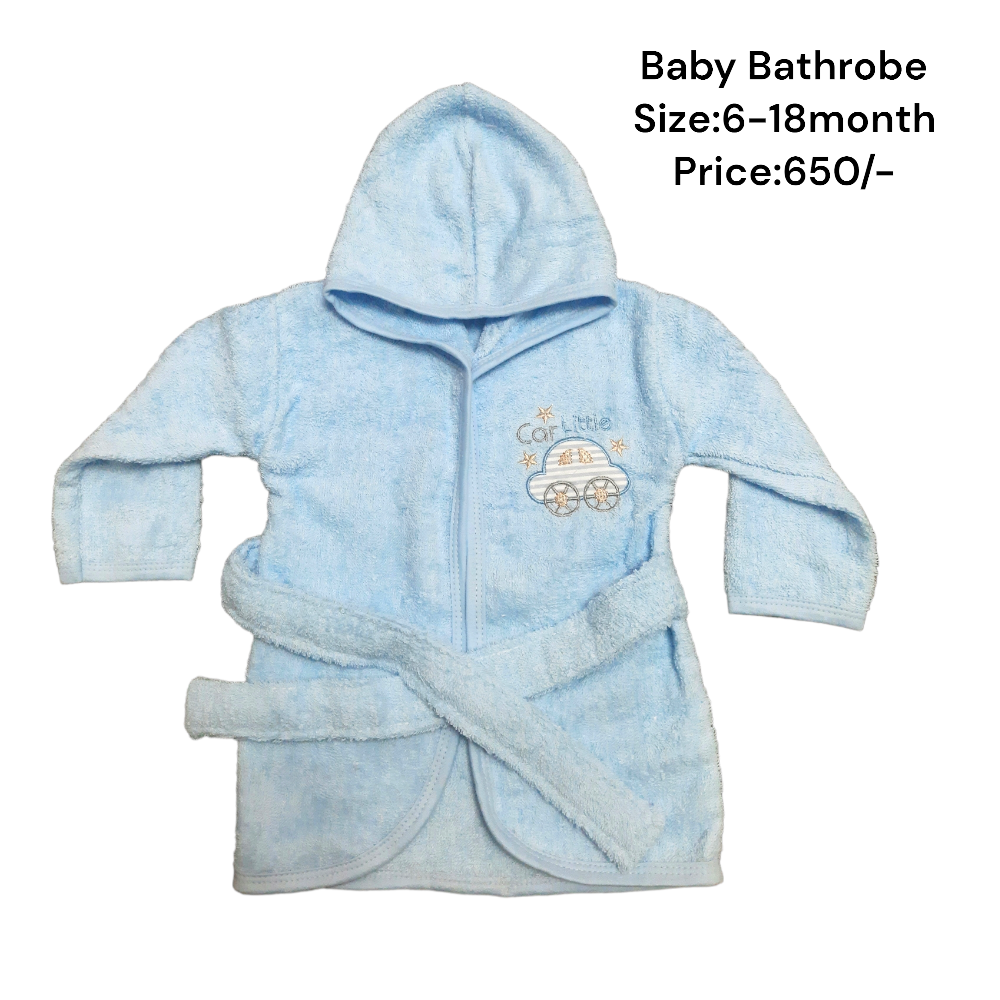 Hooded Baby Bathrobe