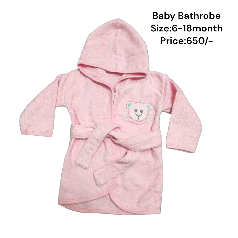 Hooded Baby Bathrobe
