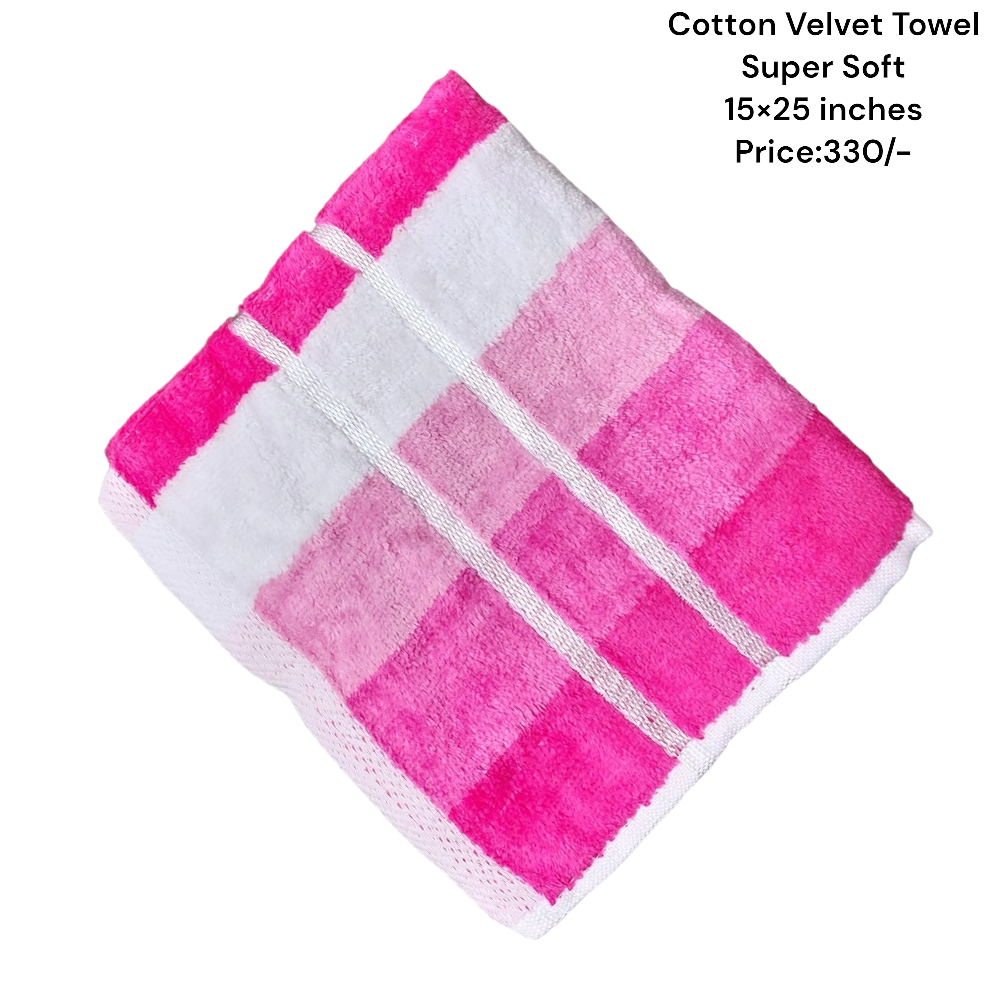 Medium Cotton Velvet Towel