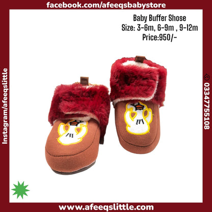 Soft & Warm Brown Baby Shoes