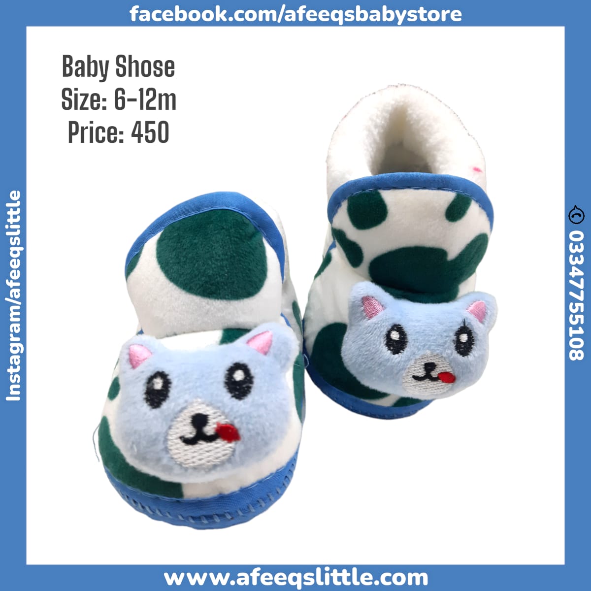 Warm Teddy Bear Baby Shoes