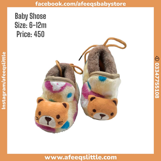 Cute Cat Warm Baby Shoes