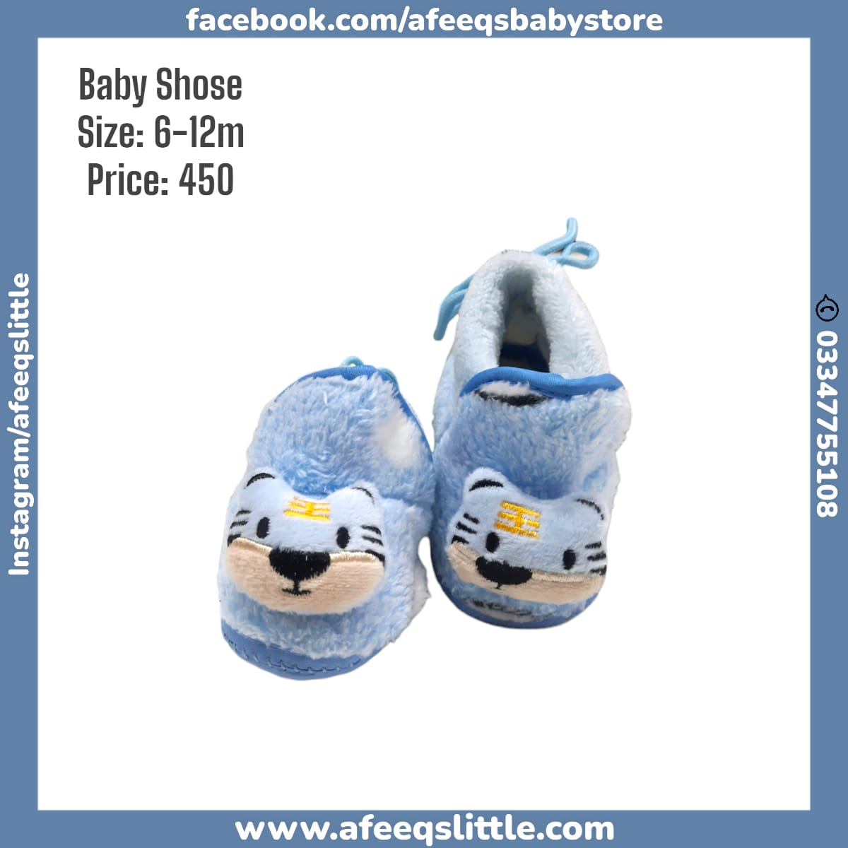 Cute Cat Warm Baby Shoes