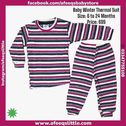 Warm Winter Thermal Night Suit