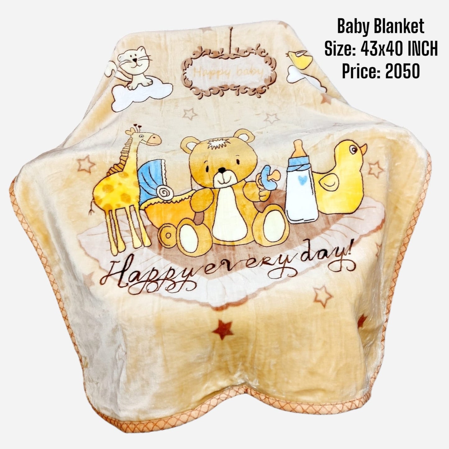 Animal Characters Soft & Warm Baby Blanket