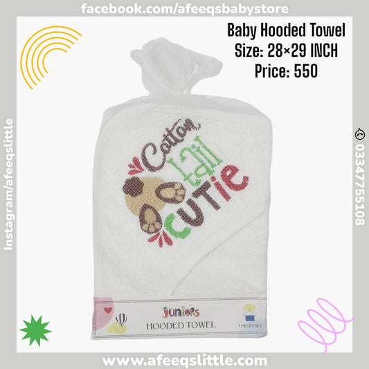 Lovely Baby Hooded Bath Towel