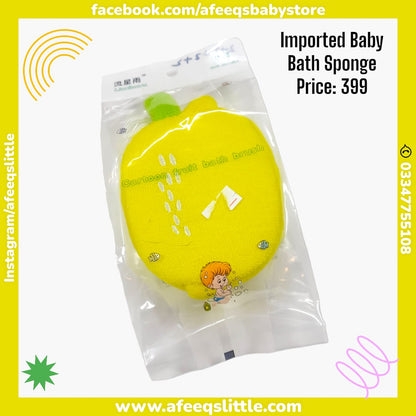 Cute Characters Premium Imported Baby Bath Sponge