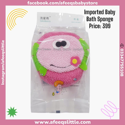 Cute Characters Premium Imported Baby Bath Sponge