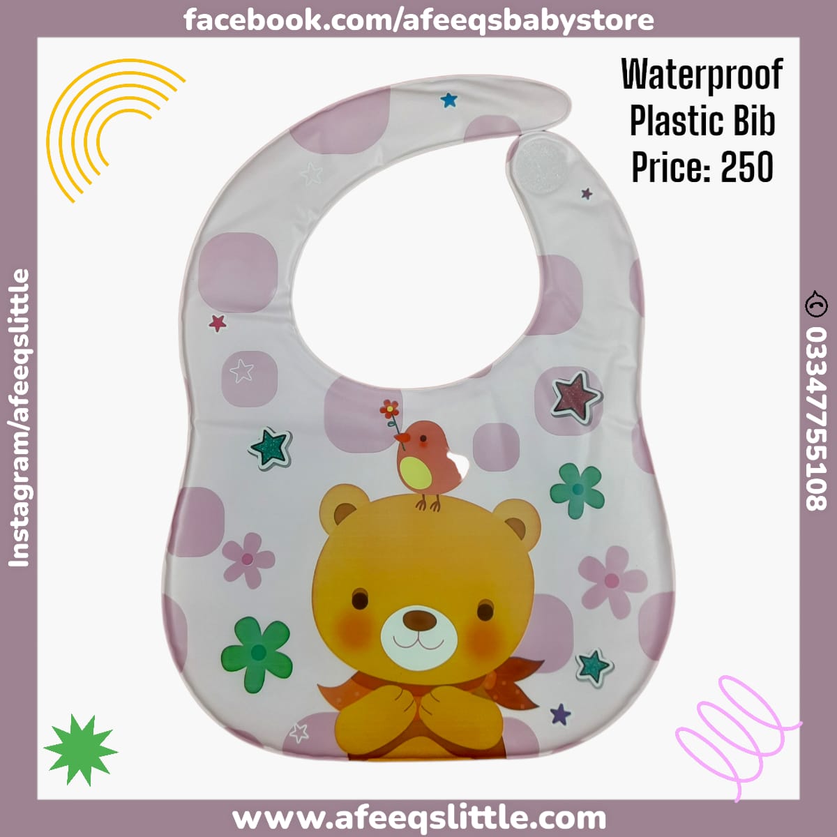 Premium Quality Waterproof Plastic Bib