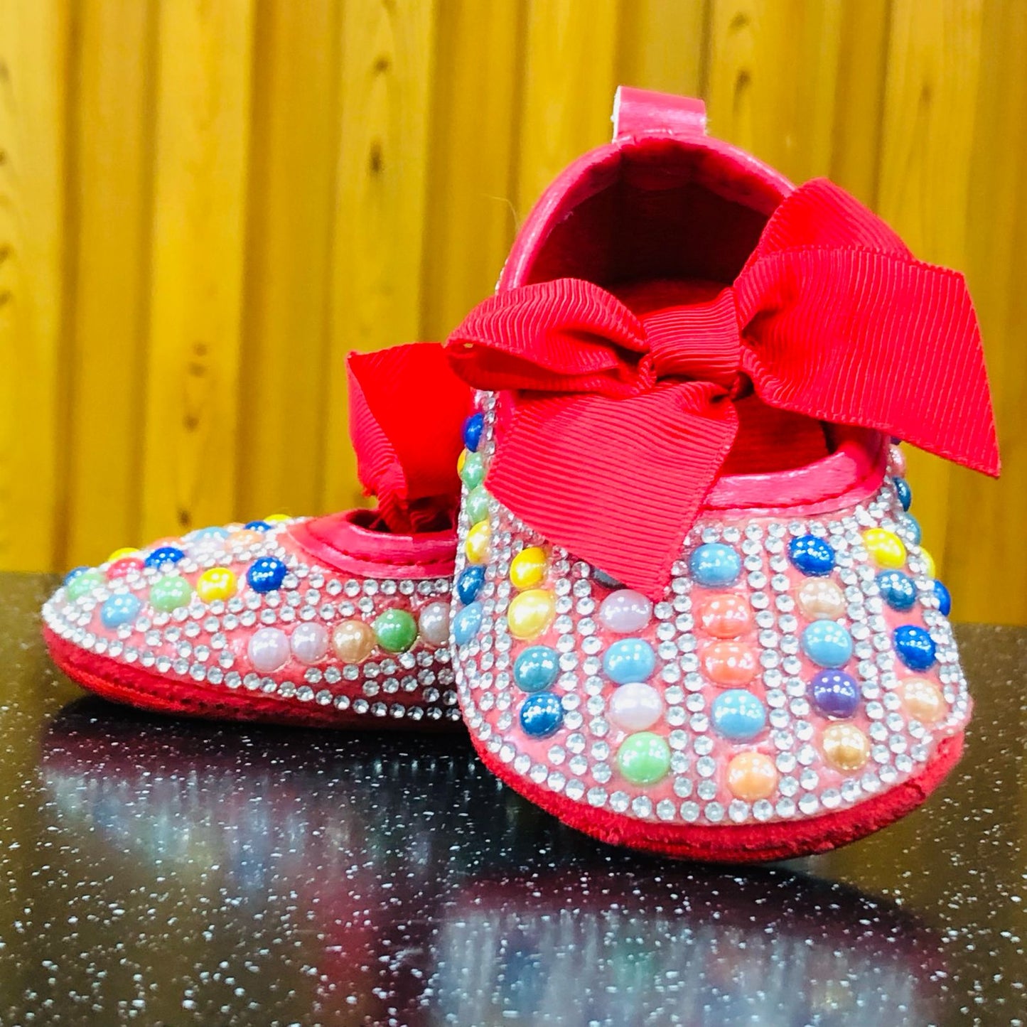 Pearls Baby shoes for Girls