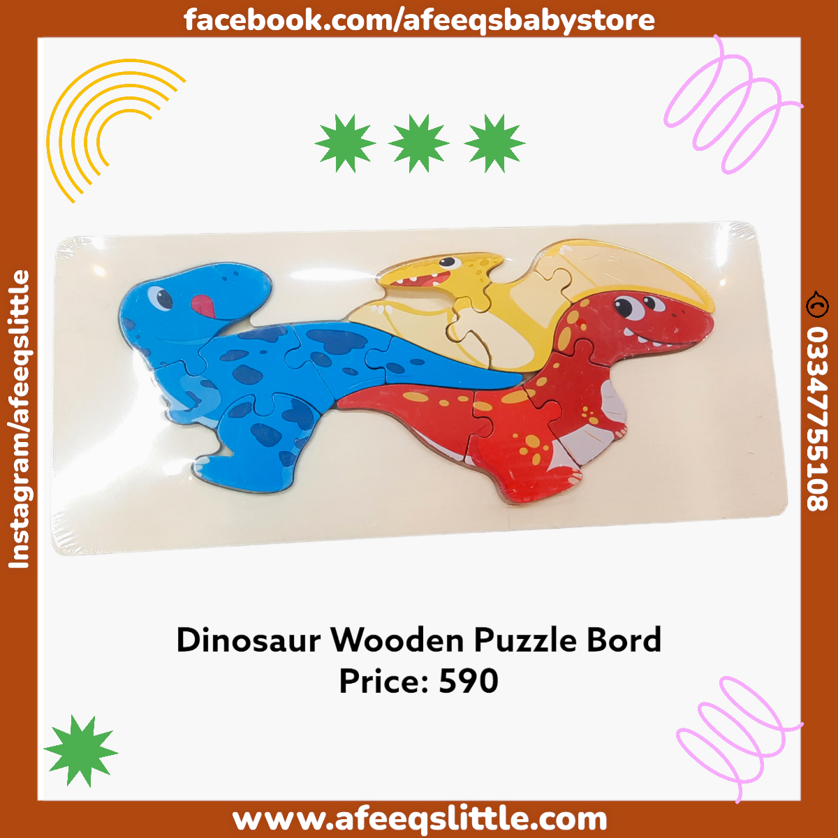 Wooden Puzzle Board - Creative Toy