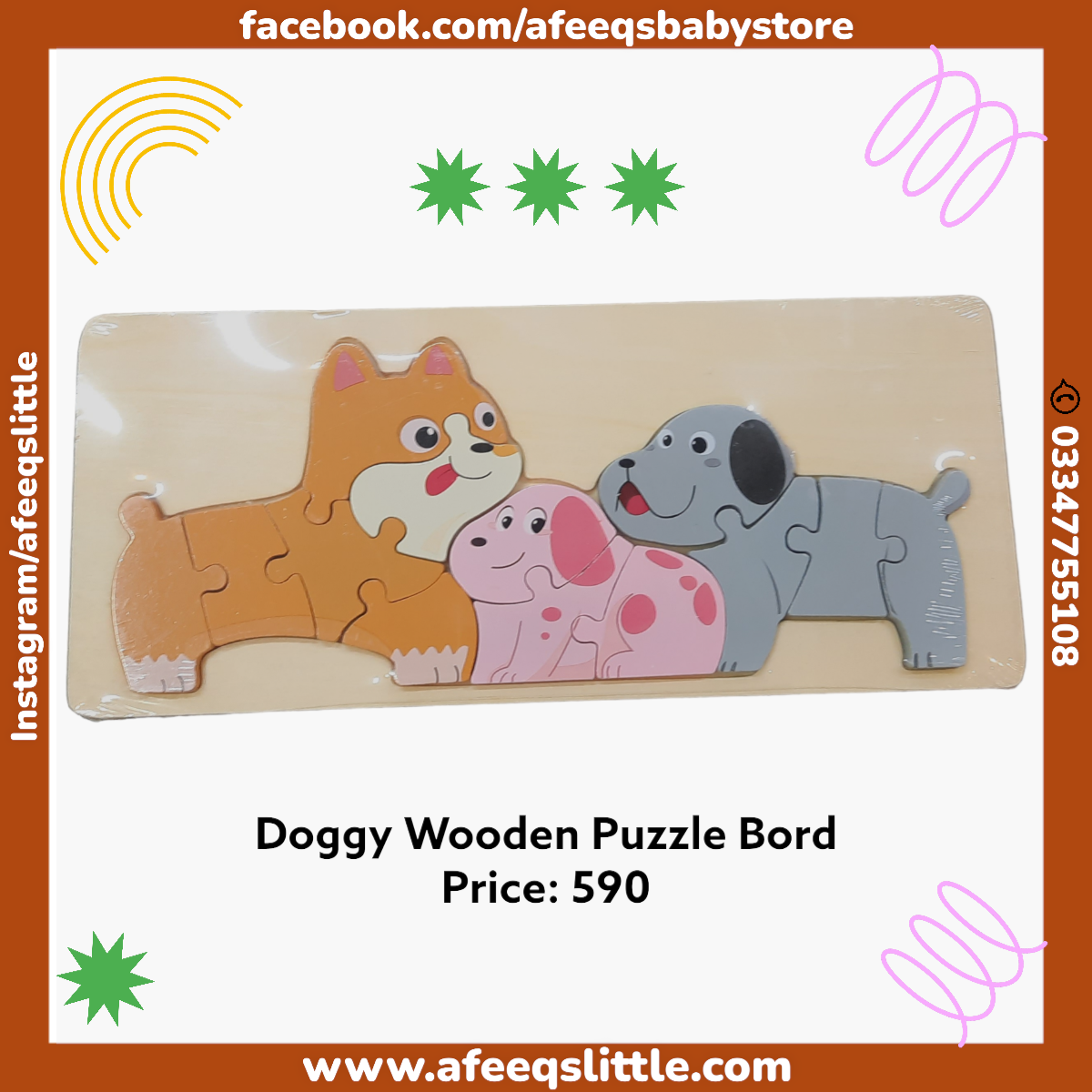 Wooden Puzzle Board - Creative Toy