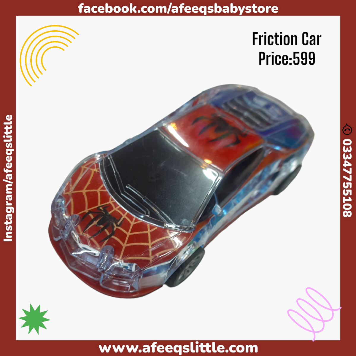 Super Speed Toy Car With Lights & Tunes