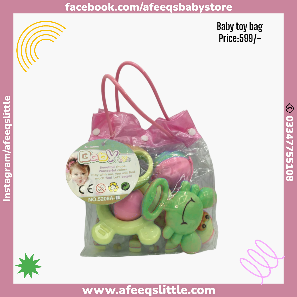 Baby Rattle Bag - Toy