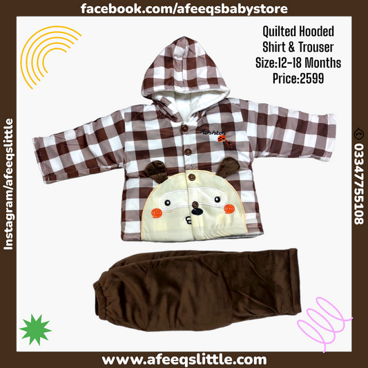 Baby Quilted Hooded Suit