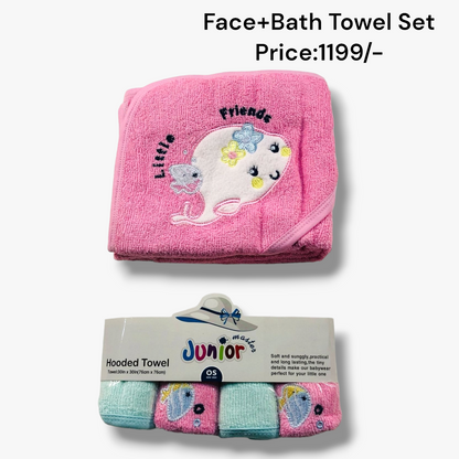 Bath + Face Towels Set