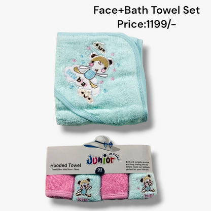 Bath + Face Towels Set