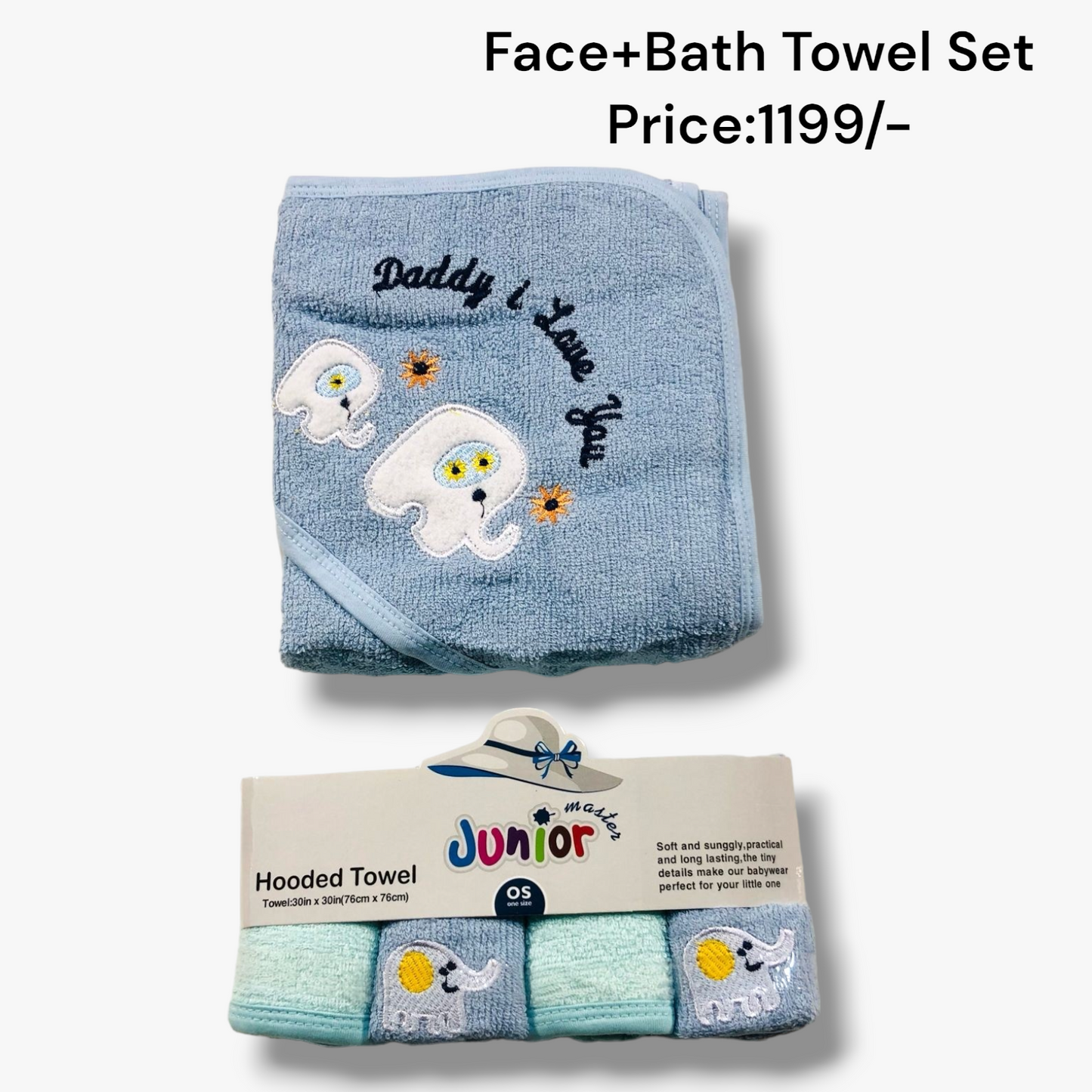 Bath + Face Towels Set