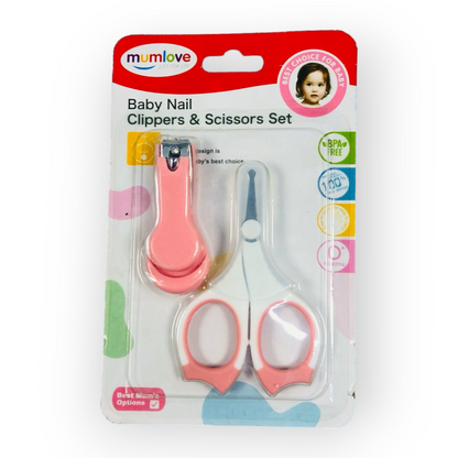 Mumlove Baby Nail Clipper & Scissors Grooming Kit