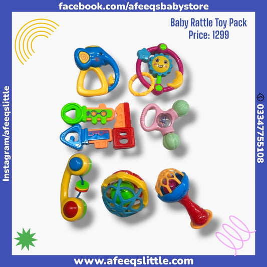 Baby Rattle Toy Pack of 8 Pieces