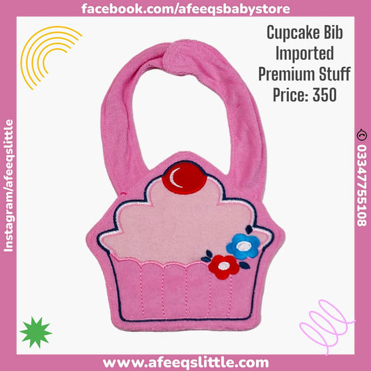 Cupcake Bib - Imported Premium Stuff