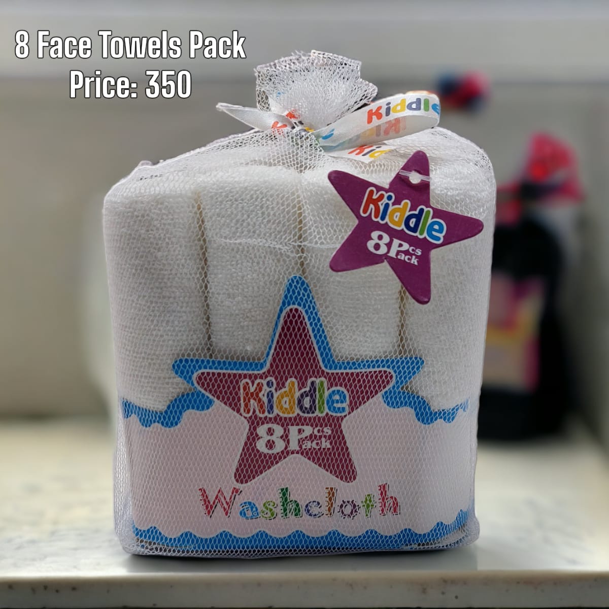 8 Face Towels Pack