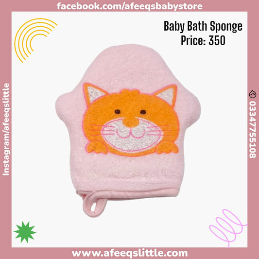 Cute Characters Imported Baby Bath Sponge