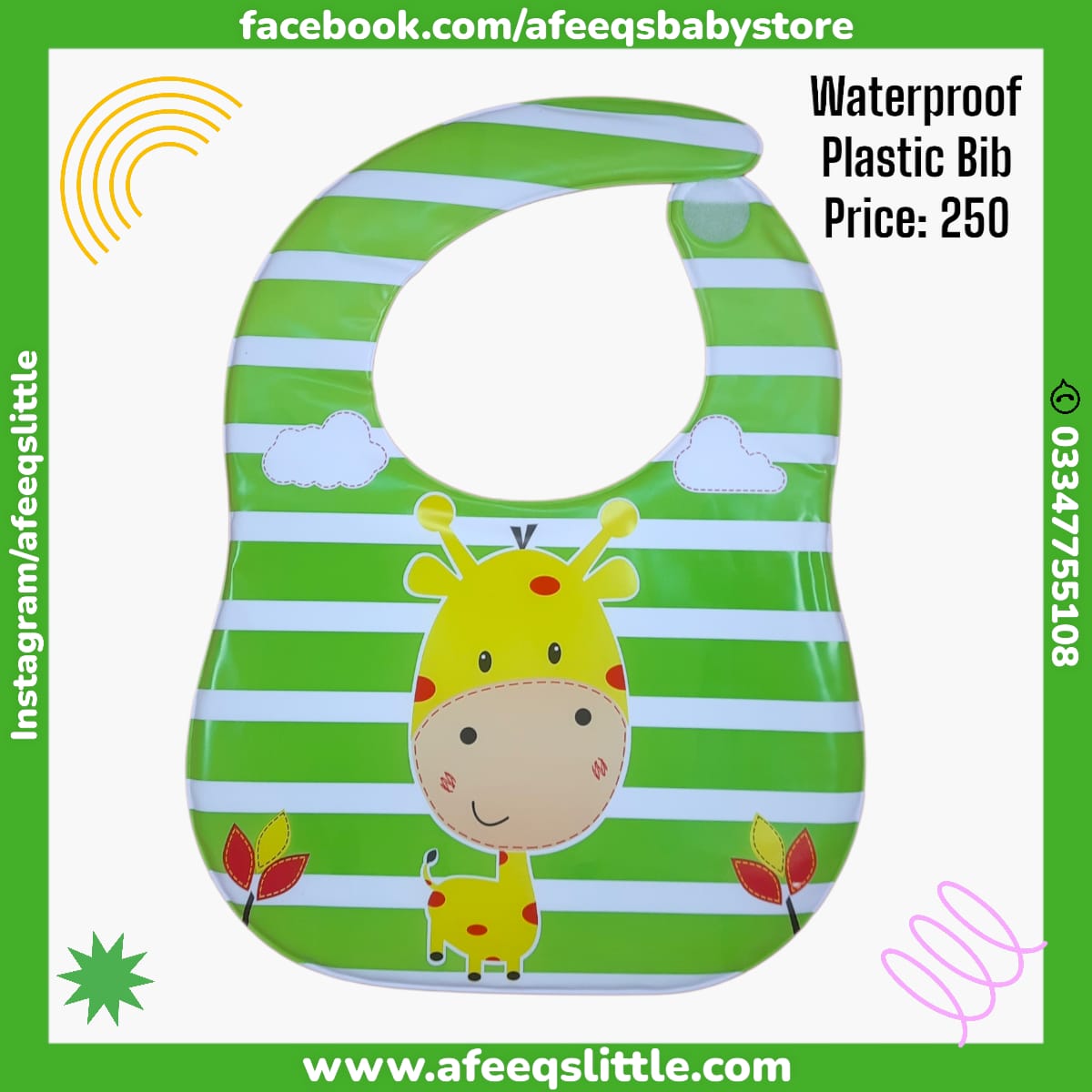 Premium Quality Waterproof Plastic Bib