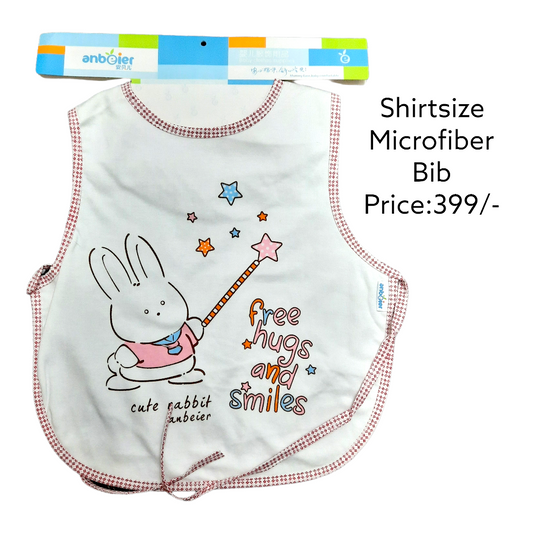 Shirtsize Microfiber Bib