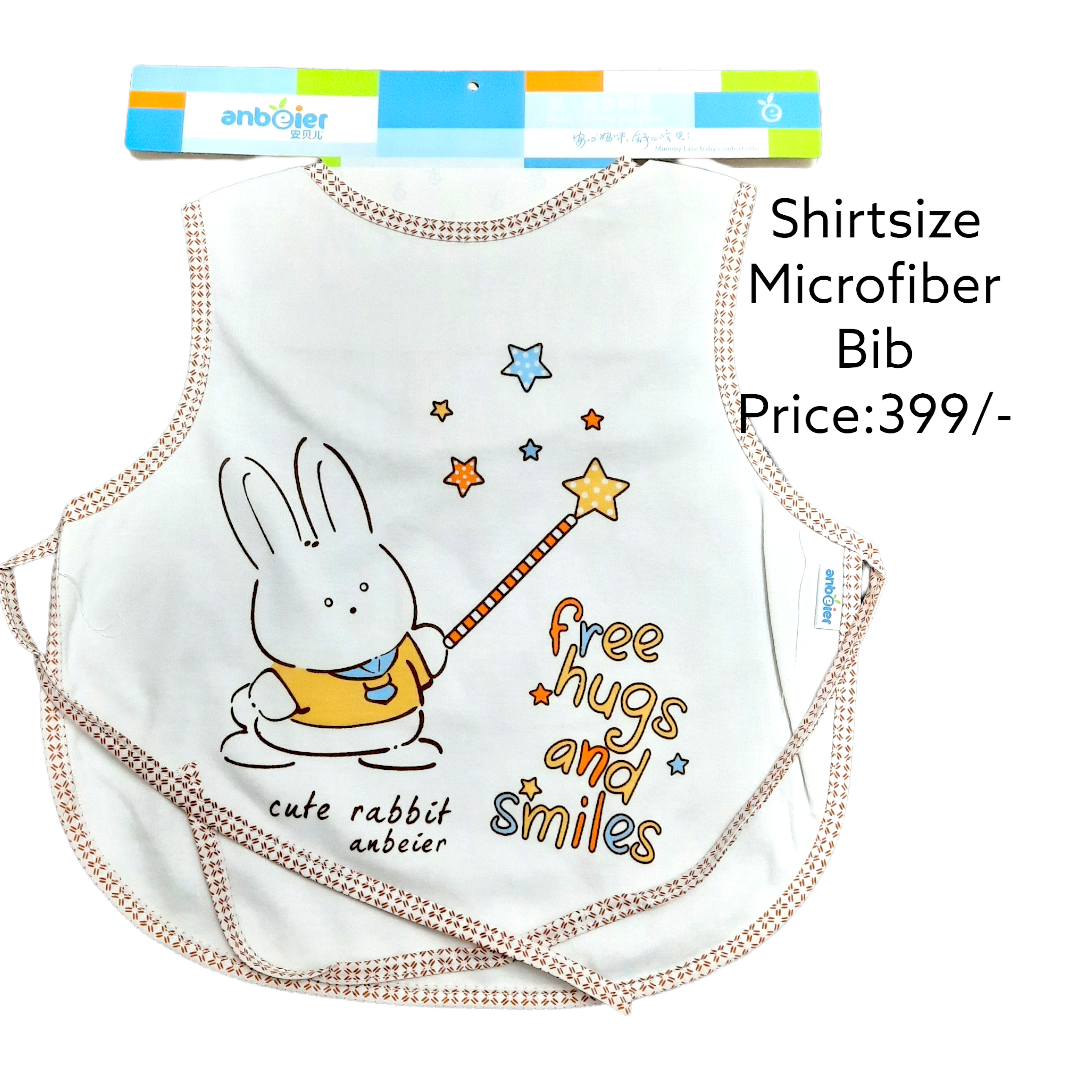 Shirtsize Microfiber Bib