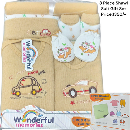 Cars 8 Piece Fleece Gift Set