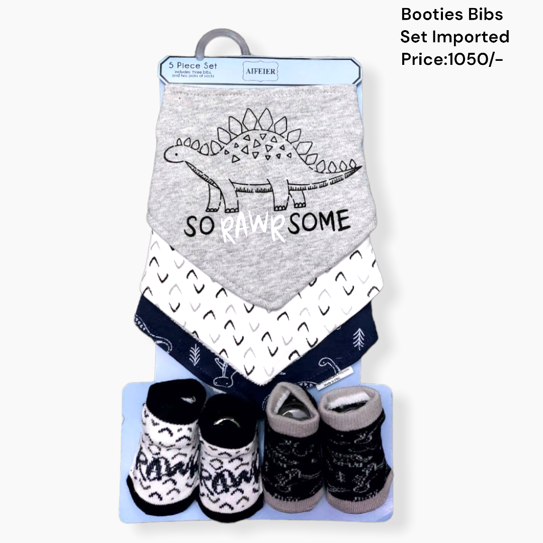 Booties Bibs Set