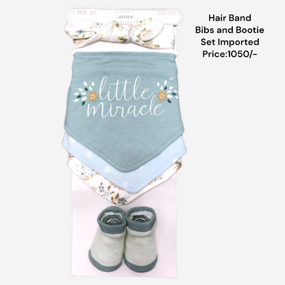 Bib Bootie Band Set